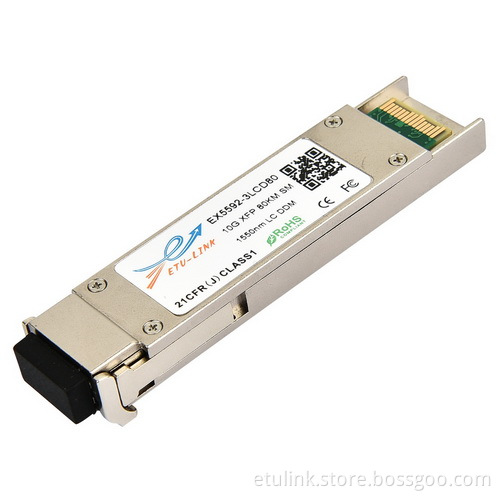 10G 1550nm SM 80KM LC XFP Transceiver